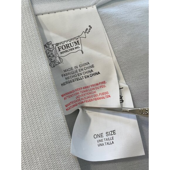 Forum Novelties Belly Stuffer Costume One Size Beige Fiber Filled Belly NEW - Picture 5 of 9